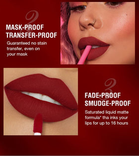 BestLand Matte Liquid Lipstick Set displayed on a vanity