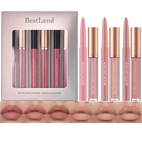 BestLand Matte Liquid Lipstick Set front view with packaging