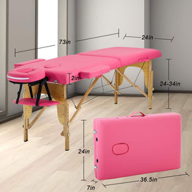 BestMassage Portable Massage Table detailed view of locking mechanism