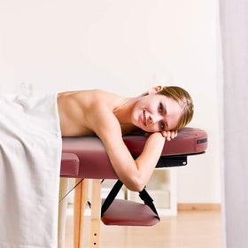 BestMassage Portable Massage Table in carrying case for easy transport