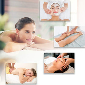 BestMassage Portable Massage Table showing sturdy beech wood construction