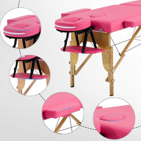 BestMassage Portable Massage Table with 2-inch thick sponge for comfort