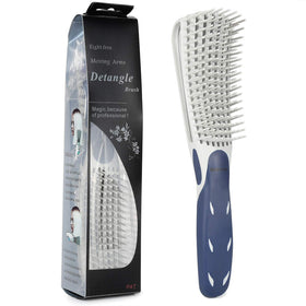 BESTOOL Detangling Brush front view in blue