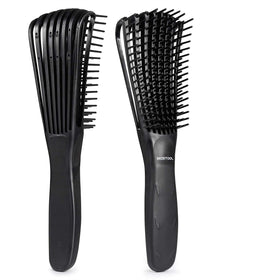 BESTOOL Detangling Brush side view showcasing ergonomic handle