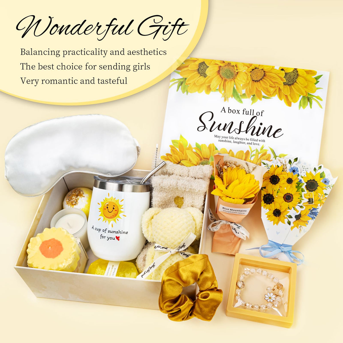 Betem Spa Gift Basket displayed with flowers