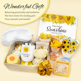Betem Spa Gift Basket displayed with flowers