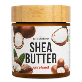 Better Shea Butter 100% Pure Unrefined Shea Butter 8 oz jar front view