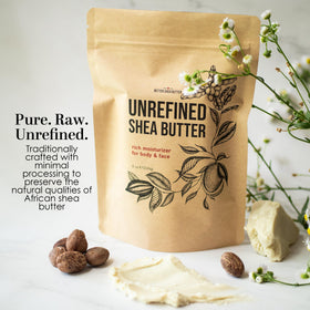 Better Shea Butter Raw Shea Butter in a DIY skincare setup