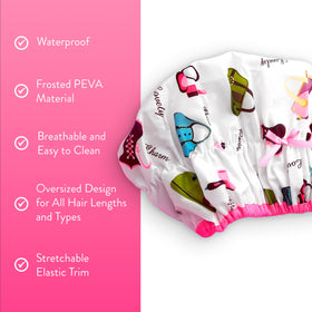 Betty Dain Fashionista Shower Cap in vibrant colours