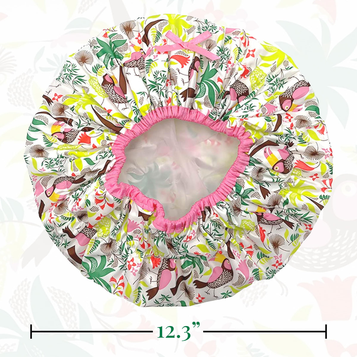 Betty Dain Fashionista Shower Cap with stylish rouching detail