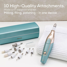 Beurer MP84 attachments in portable organiser case
