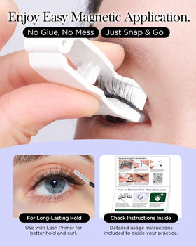 BEYELIAN Magnetic Eyelashes with instructions for use