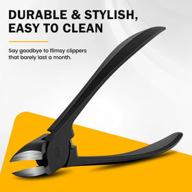 BEZOX Thick Toenail Clippers displayed with grooming accessories