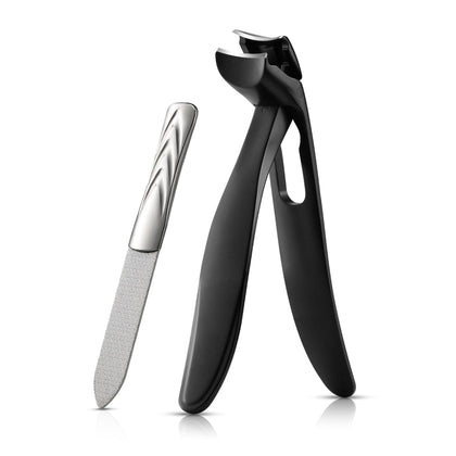 BEZOX Toenail Clippers front view with ergonomic handle