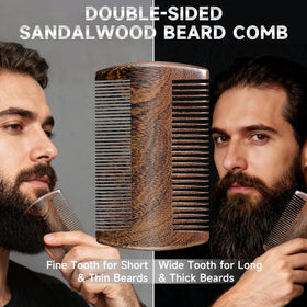 BFWood Beard Brush Comb Kit elegant gift box packaging