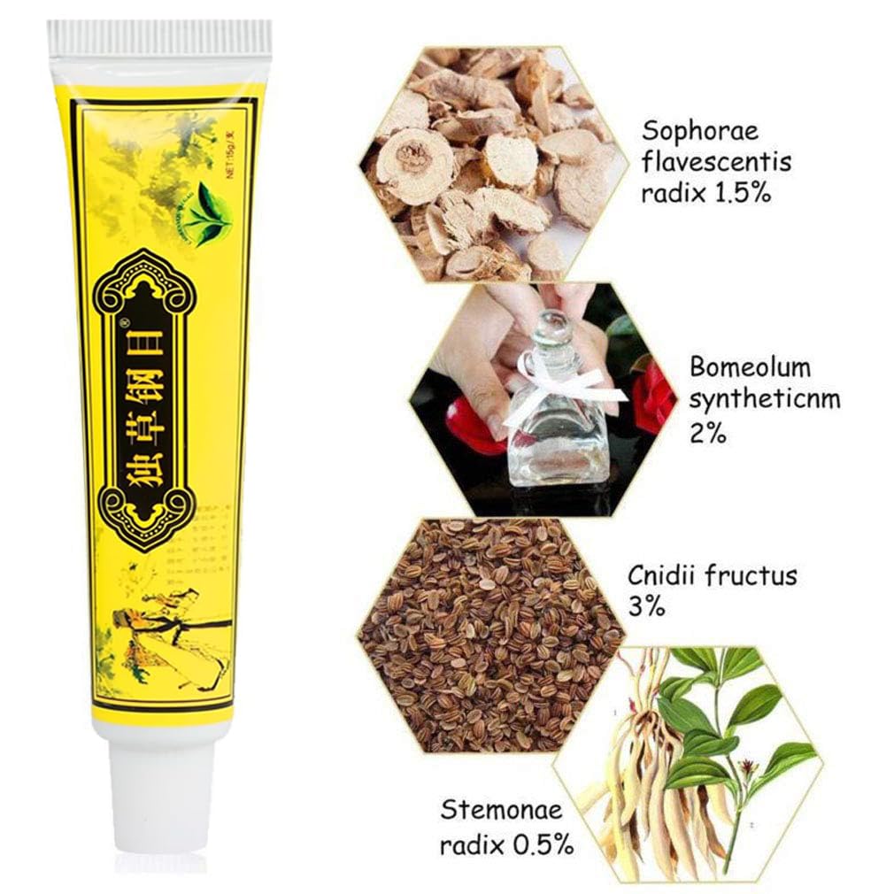 Biaoyun Herbal Moisturising Cream texture on hand
