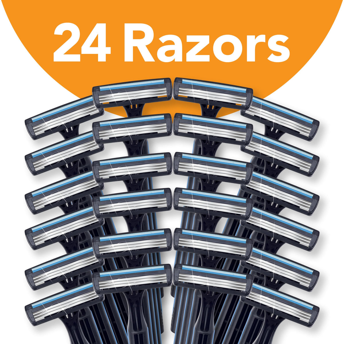 BIC Comfort 3 Disposable Razors showing three blades