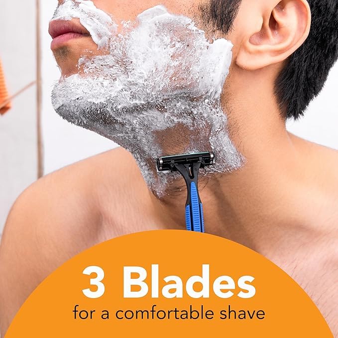 BIC Comfort 3 Disposable Razors with travel cover