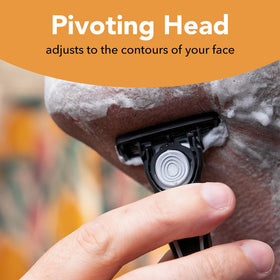 BIC Flex 4 Sensitive Refillable razor showing flexible blade design