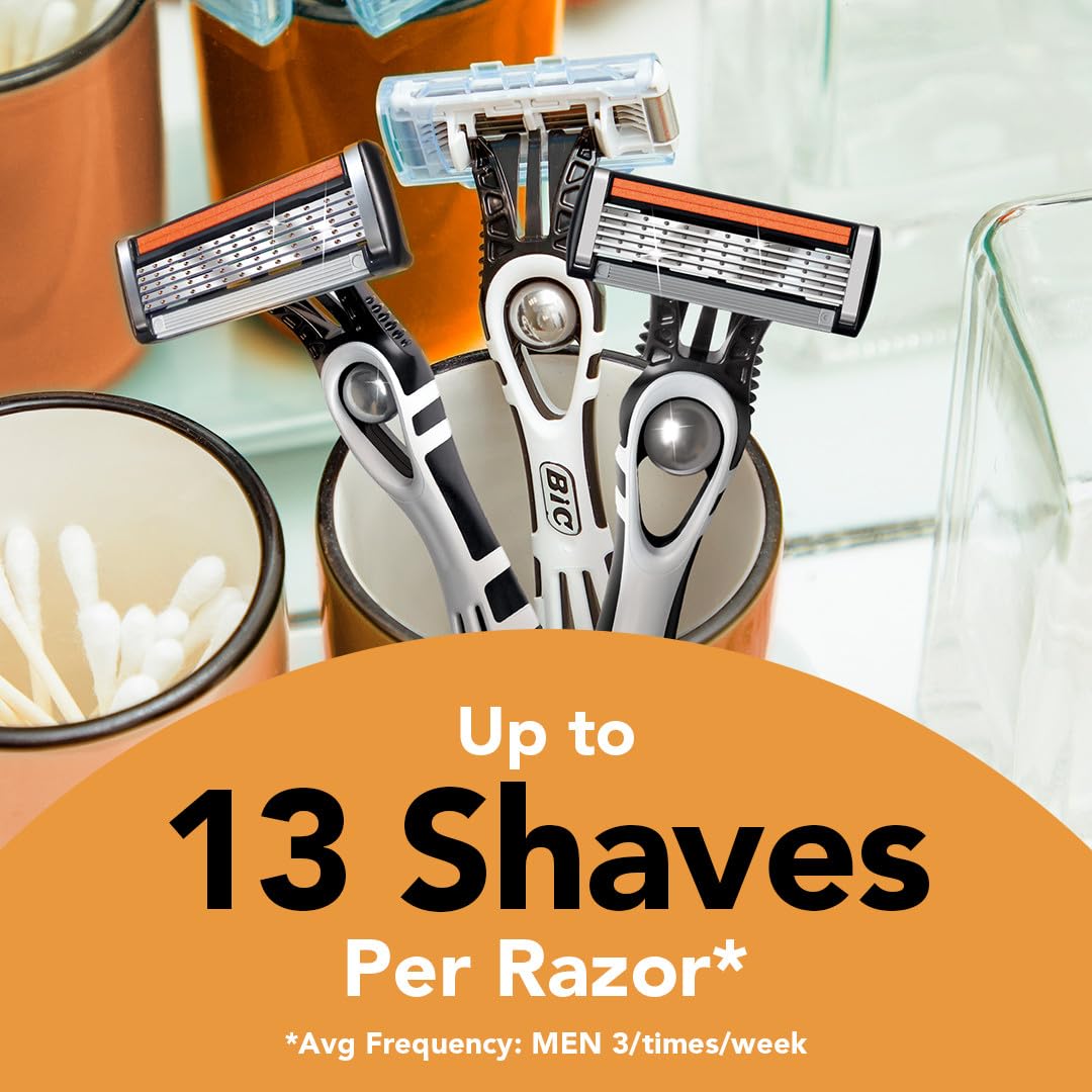 BIC Flex 5 razor lubricating strip with aloe