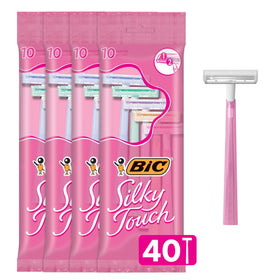 BIC Silky Touch Disposable Razors 40-Pack front view