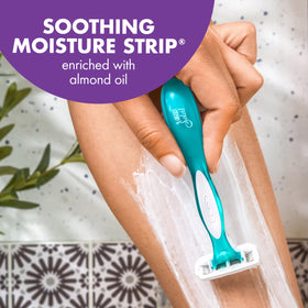 BIC Soleil 4 Escape Disposable Razor with moisture strip