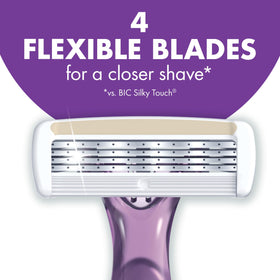 BIC Soleil 4 Escape Disposable Razors lifestyle scene