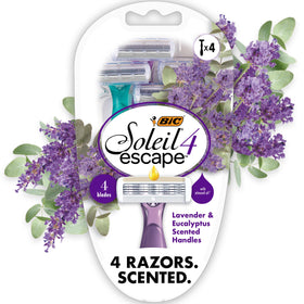 BIC Soleil 4 Escape Disposable Razors pack front view