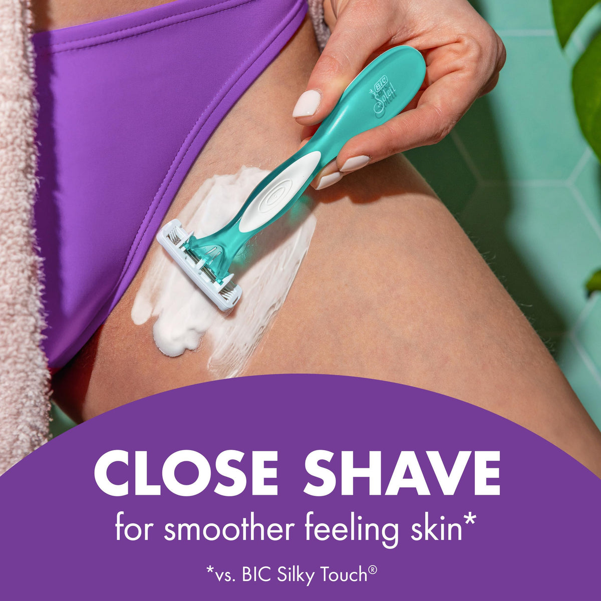 BIC Soleil 4 Escape Disposable Razors showing blade cover