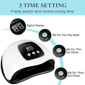 BIGBEAR UV Light for Nails portable design with adapter