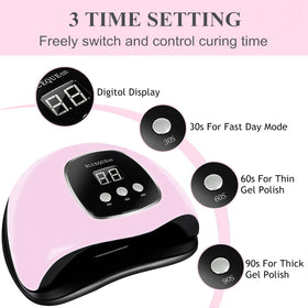 BIGBEAR UV Nail Lamp in use curing gel polish on nails