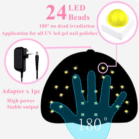 BIGBEAR UV Nail Lamp showing compact design for portability