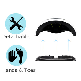 BIGBEAR UV Nail Lamp with user manual and adapter