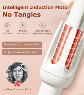 BILITOK Auto Hair Curler in use creating curls