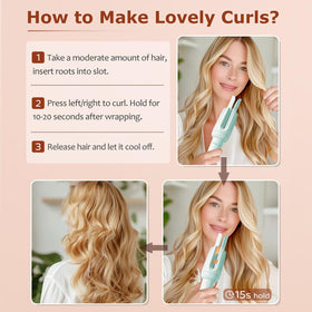 BILITOK Automatic Curling Iron in use creating curls