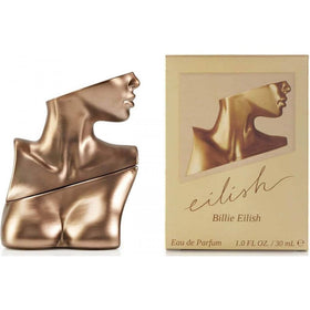 Billie Eilish Eau de Parfum Spray 1.0 Fl Oz gilded bottle close-up