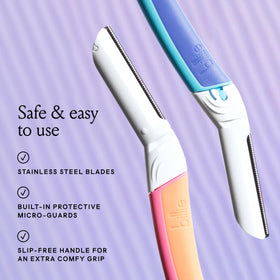 Billie Face Razor Dermaplaning Guide with reference photos