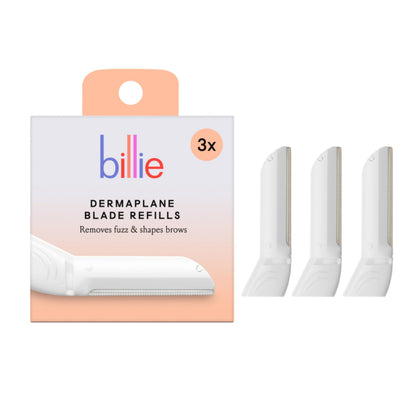 Billie Face Razor Dermaplaning Refills pack with 3 blades