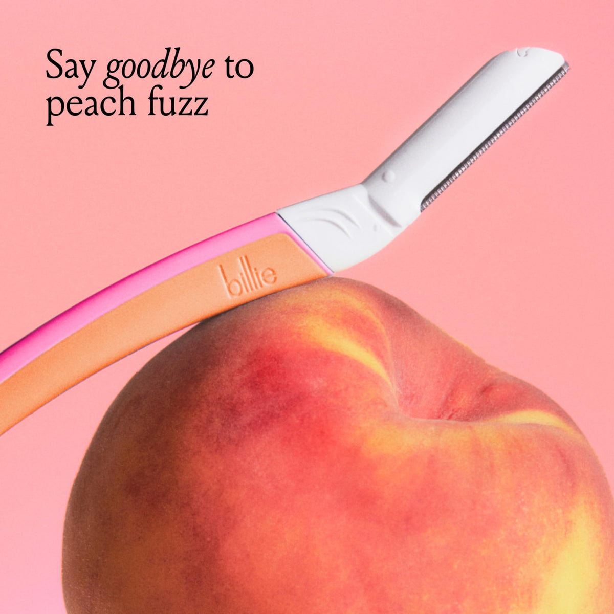 Billie Face Razor with precision tip for brow shaping