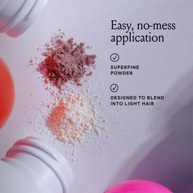 Billie Floof Dry Shampoo Powder with ingredients list