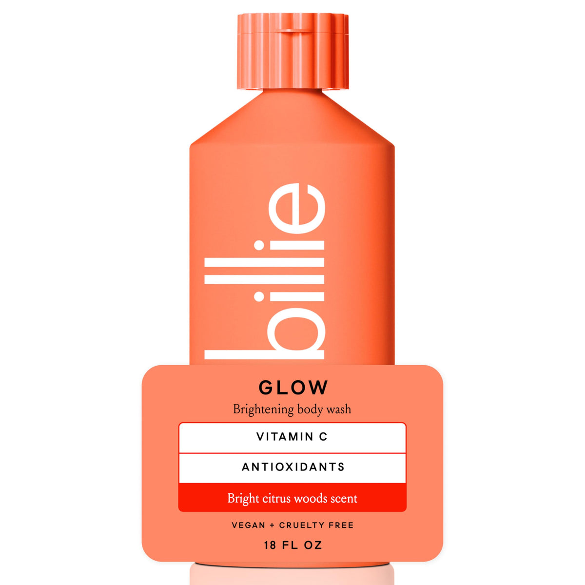 Billie Glow Body Wash 18 Fl Oz front view