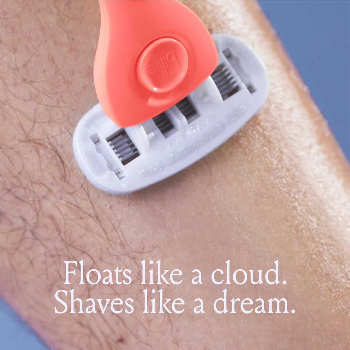 Billie Razor displayed alongside Billie Whipped Shave Cream
