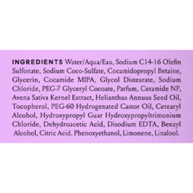 Billie Soothe Body Wash Lavender Milk packaging details
