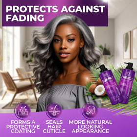 BINGO HAIR CARE Purple Conditioner texture close-up