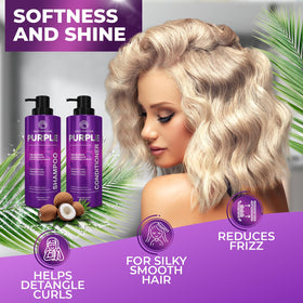BINGO HAIR CARE Purple Shampoo texture close-up