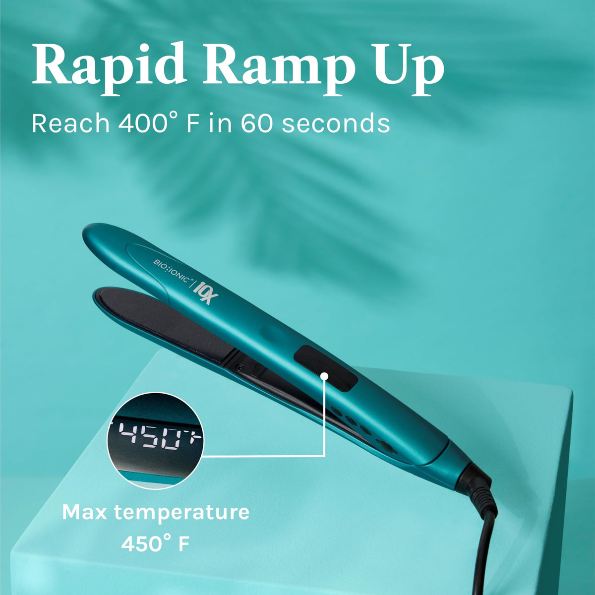 BIO IONIC 10X Styling Iron creating soft waves