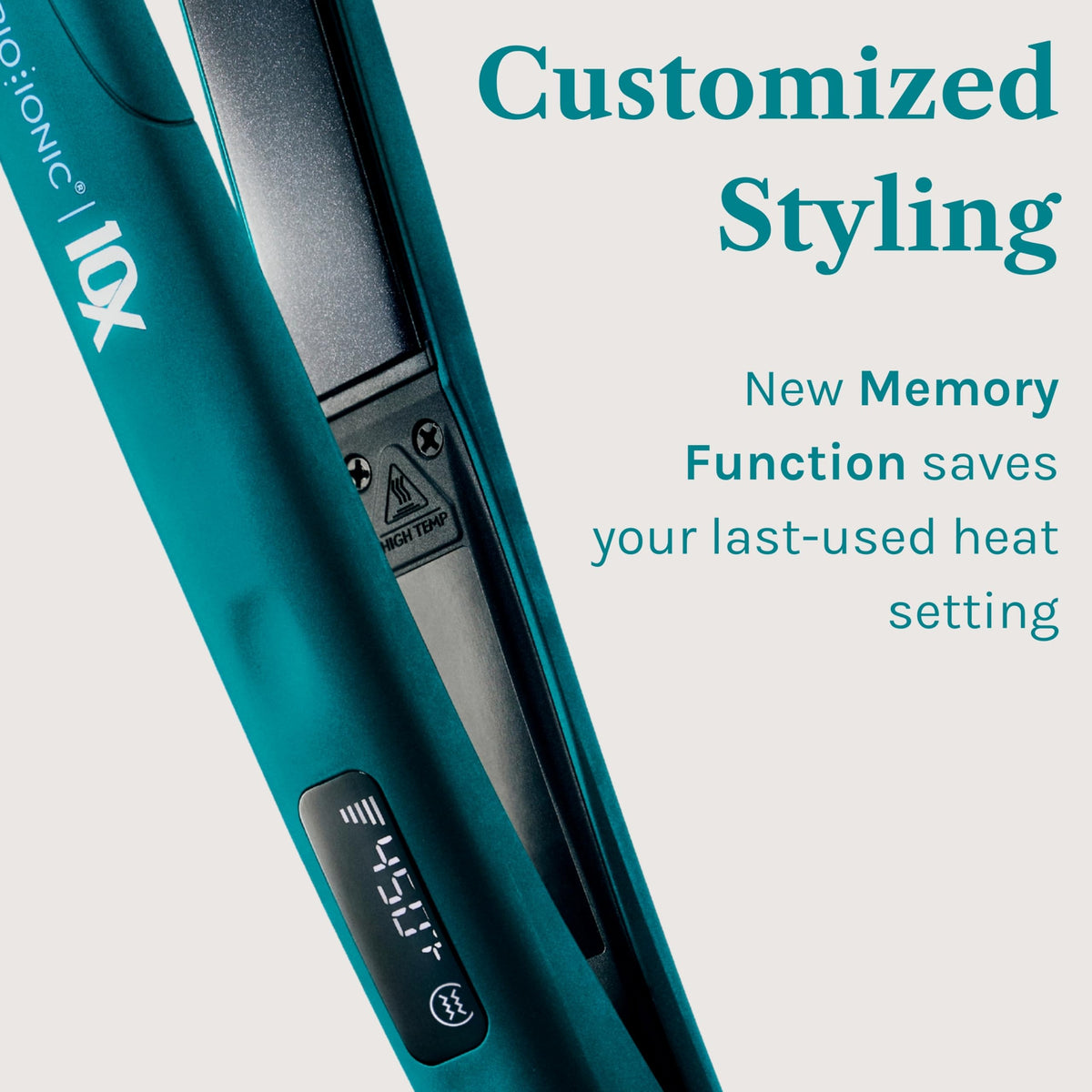 BIO IONIC 10X Styling Iron packaging