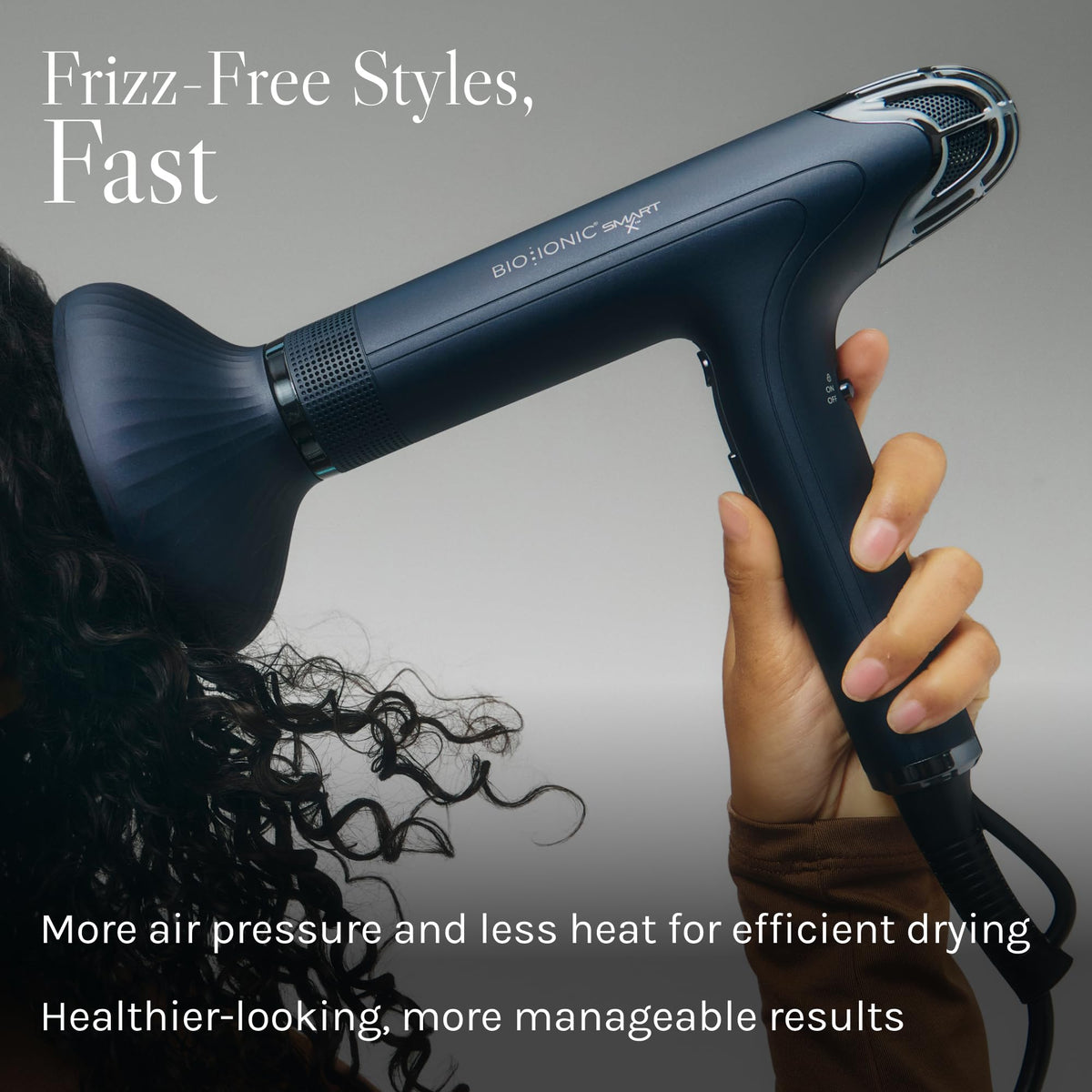 BIO IONIC SMART-X Hair Dryer with concentrator nozzle