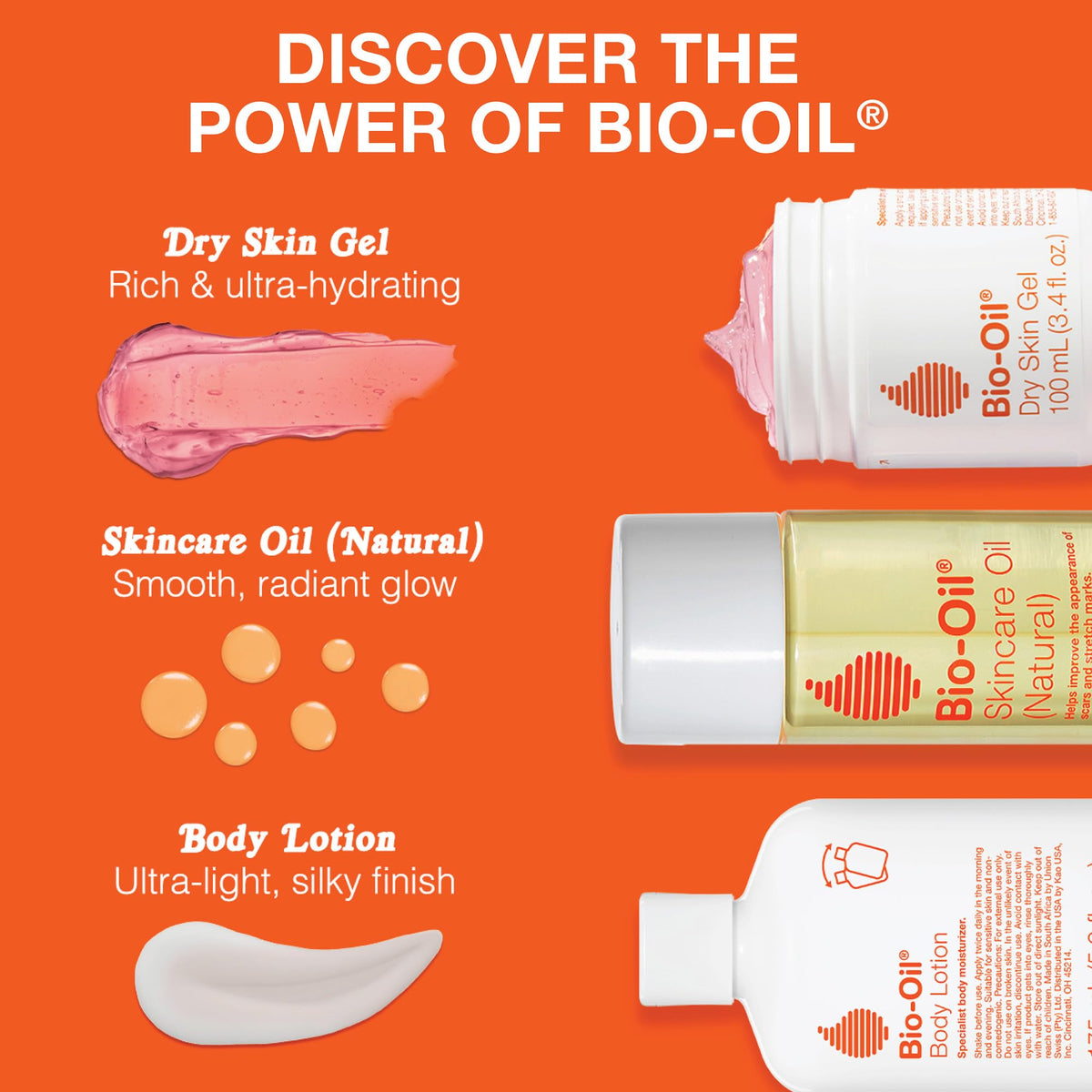 Bio-Oil displayed with other skincare products