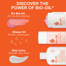 Bio-Oil Moisturizing Body Lotion being applied to skin